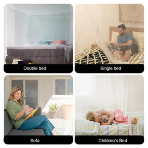Zanzariere Rettangolari Pieghevoli Leggere a Due Porte in Poliestere 100% Lavabile per Letto - Vendita all'Ingrosso - Product Image 6