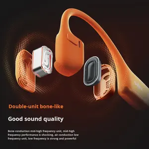 Casque de sport à conduction osseuse <span class=keywords><strong>OpenRun</strong></span> Pro 2 S820, étanche IPX5, avec crochet d'oreille en alliage de titane pour la course à pied et le cyclisme - Product Image 3