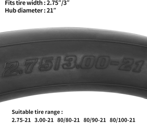 Nouveau <span class=keywords><strong>pneu</strong></span> de <span class=keywords><strong>moto</strong></span> avant 2.75/3.00-21 Chambre à air en caoutchouc naturel Remplacement avec garantie de 2 ans Accessoires de <span class=keywords><strong>moto</strong></span> - Product Image 1