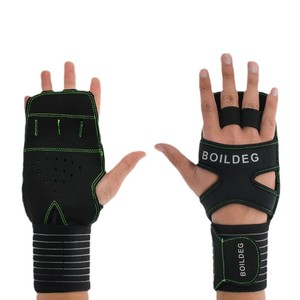 Guantes Deportivos Boildeg, Medios Dedos, Protección para el Agarre en Entrenamientos de Gimnasio, Unisex, Equipo de Ejercicio para Interiores - Product Image 3