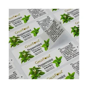 Top quality custom Paper Cannabis Sticker printing