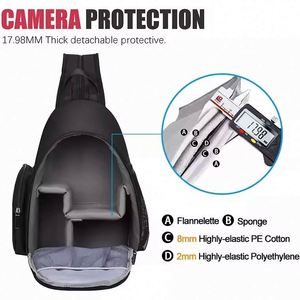 Sac à dos photo professionnel pour appareil photo reflex numérique SLR, sac à bandoulière pour équipement photographique, échantillon gratuit - Product Image 3