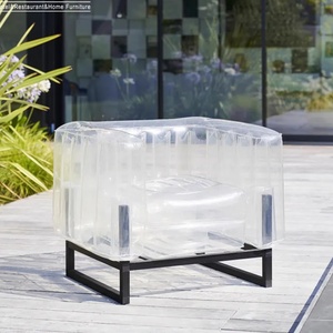 Comfort Transparent TPU Tarpaulin <b>Inflatable</b> Living Room Chair <b>Inflatable</b> <b>Sofa</b> for Outdoor Garden - Product Image 5