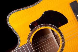 Guitare acoustique Dreadnought entièrement massive, épicéa et acajou, finition brillante, frettes rondes, directement de l'usine, excellent rapport qualité-prix - Product Image 2