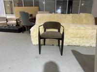 Ensemble de table à manger en marbre naturel avec 6 chaises sans accoudoirs, 2 fauteuils et 3 tabourets de bar