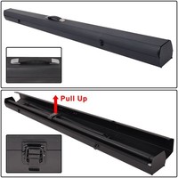 Écran de projection motorisé au sol 4K ALR blanc mat en PVC à longue portée 92-150 pouces 16/9 pour cinéma maison