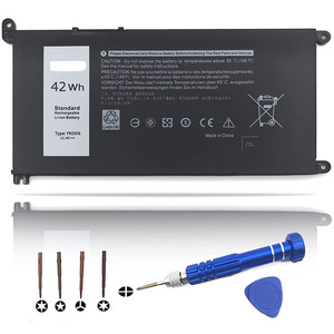 Batterie WDX0R pour <span class=keywords><strong>Dell</strong></span> Inspiron 13 5378 5368 5379 7368 7378 / 14 <span class=keywords><strong>5468</strong></span> 7472 7460 / 15 3585 5565 batterie d'ordinateur portable - Product Image 1
