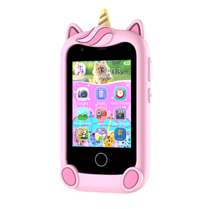 Vui Vẻ Món Quà Dễ Thương Đồ Chơi Xa31 Trẻ Em Điện Thoại Thông Minh Với Silicone Trường Hợp Chàng Trai Cô Gái Trò Chơi Điện Thoại Trẻ Em Màn Hình Cảm Ứng Điện Thoại Mà Không Cần Ứng Dụng Wifi - Product Image 4