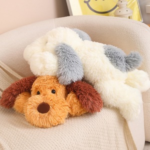 Sevgililer günü hediyeleri uzun saç peluş köpek yastık sevimli yumuşak uzun kulak köpek peluş aşağı pamuk büyük dolması hayvan - Product Image 6