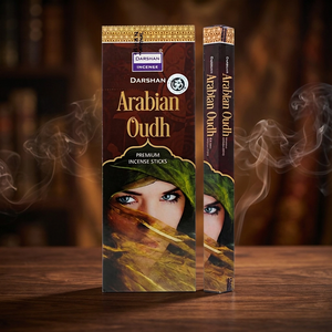 Bâtons d'encens Darshan Arabian Oudh Premium, encens aromatique indien parfumé - Product Image 2