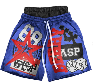 Pantaloncini Vintage Lavati Personalizzati OEM con Doppia Fascia in Vita |   Pantaloncini da uomo streetwear retrò di tendenza |   Direttamente dal Produttore e Basso MOQ - Product Image 1