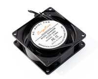 Industrieller 80mm AC Axiallüfter 80x80x25mm 120V 240V Kugellager Kühllüfter OEM ODM IP67 Aluminiumlegierung CE RoHS Elektrisch