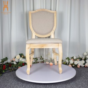 Sillas <span class=keywords><strong>Luis</strong></span> de Madera Maciza para Comedor, Muebles de Interior para Eventos y Banquetes de Hotel - Product Image 2
