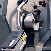 Tour à métaux CNC à mandrin hydraulique de 12 pouces TCK80D, tour CNC à 5 axes, tour à métaux CNC à banc incliné de 2 mètres