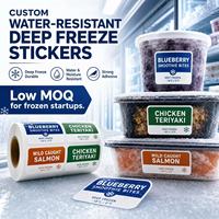 Étiquettes d'emballage alimentaire pour entrepôts frigorifiques YSB |   Autocollants personnalisés résistants à l'eau pour congélation profonde |   Solution pour startups à faible MOQ