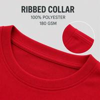 T-shirt en polyester 180 g/m² pour homme, coupe classique, épaules tombantes, uni, formel, 8 couleurs, multicolore, streetwear, vente en gros