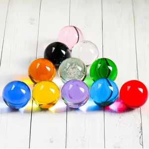 Honor Of Crystal Color Crystal Ball Shooting Props Color Red Blue Purple Pink Ball Counter Decoration All Glass Ball