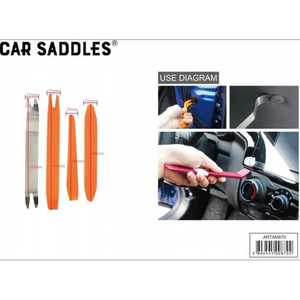 Herramientas de desmontaje de paneles para automóviles, 4 piezas, para instalación y reparación de paneles interiores de automóviles - Product Image 2