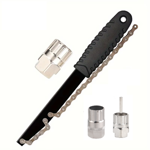 <span class=keywords><strong>Extracteur</strong></span> de cassette de vélo en acier ultraléger, <span class=keywords><strong>extracteur</strong></span> de pignon, outil de démontage de rotor de vélo, clé de déverrouillage, fouet à chaîne - Product Image 1