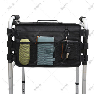 Bolsa de almacenamiento colgante de tela Oxford, gran capacidad, forma de cubo gris, para almacenamiento de medicamentos en viajes - Product Image 4