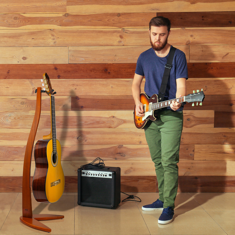 Acoustic Electric Guitar Stand Floor Standing