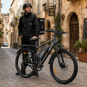 Vélo cargo électrique 108 km d'autonomie, batterie grande capacité 27,5 pouces, moteur haute vitesse pour livreur, directement de l'usine - Product Image 1