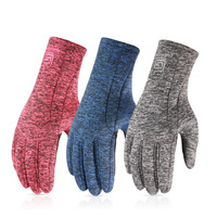 2021 nuevos deportes impermeables hombres y mujeres montar al aire libre pantalla táctil guantes cálidos con forro polar