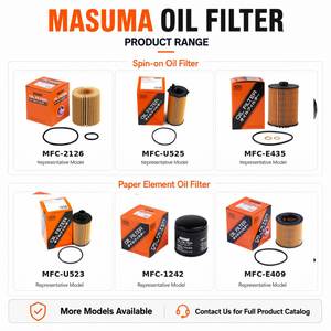 Filtro de Aceite de Cartucho de Alta Eficiencia MFC-2126 MASUMA, Componente de Mantenimiento de Motor para <span class=keywords><strong>LEXUS</strong></span> - Product Image 6