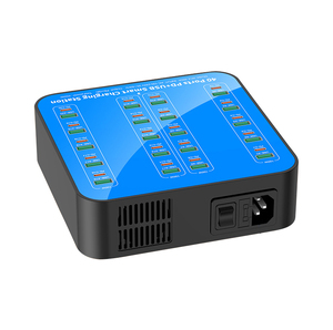 Estación de carga multipuerto de alta potencia de 400W, Nueva Versión, compatible con teléfonos móviles, tabletas, portátiles, cargador multifuncional - Product Image 3