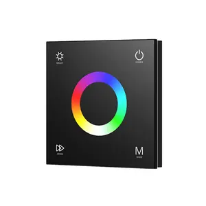 COXO T3 Touch Glass Panel LED RGB Controller 220v led light dimmer switch