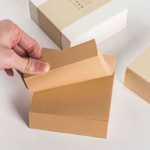 400 Sheets Minimalist Style Tearable <b>Memo</b> <b>Pads</b> Assorted Neutral Colors Elegant Packaging Office/School Daily Note-taking - Product Image 2