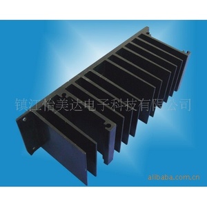 Radiateur en aluminium à dents haute densité Imec, alliage 6063, anodisé noir, pour la fabrication - Product Image 2