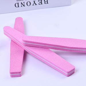 Polisseuse à ongles Logo personnalisé rose, Rectangle, 100/180/240, pour Salon imprimé, éponge, lime à ongles, éponge EVA, 50 pièces - Product Image 4