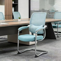 Chaise de bureau de luxe en mousse haute résilience pour la vente en gros, chaise de direction, chaise de conférence, chaise simple pour le personnel
