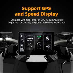 Pantalla GPS <span class=keywords><strong>para</strong></span> Motocicleta de 6.2 Pulgadas con Carplay, Duplicación de Pantalla, 1000NIT de Brillo Ultra Alto, Cámara Dual DVR <span class=keywords><strong>para</strong></span> Carplay en Motocicletas - Product Image 2