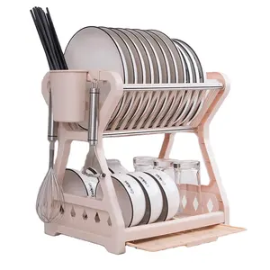 Sản Phẩm Bán Chạy Giá Đựng Đĩa Nhà Bếp Giá Để Bát Thoát Nước Mặt Bàn Giá Đựng & Giá Đựng Đồ Phụ Kiện Nhà Bếp Bộ Đồ Ăn 10 Chiếc - Product Image 1