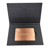 Carte Métallique NFC à Lecture Rapide Prix Usine, Carte de Visite Métallique Premium avec Logo Personnalisé Gravé
