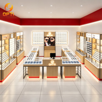 Expositor Comercial Profesional para Gafas de Sol, Mueble de Madera para Exhibición de Monturas Ópticas, Mobiliario para Tiendas Minoristas con LED