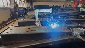 Robot de soudage par points avec garantie d'un an, contrôlé par PLC, boîte de vitesses motorisée, positionneur de soudage pour ligne de production, certifié CE - Product Image 6