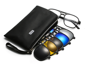 <span class=keywords><strong>Gafas</strong></span> <span class=keywords><strong>de</strong></span> sol magnéticas para hombre y mujer, lentes <span class=keywords><strong>de</strong></span> sol <span class=keywords><strong>con</strong></span> cubierta <span class=keywords><strong>de</strong></span> espejo y adsorción magnética, a la moda - Product Image 5