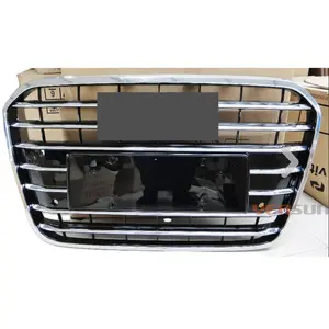 For audi A6 C7 S6 tuning grille with camera hole night vision 2013 2014 2015