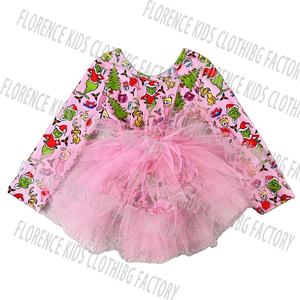 DH OEM falda <span class=keywords><strong>de</strong></span> las ninas Navidad moda Rosa tul bebé niños falda Leo niñas tutú vestidos - Product Image 1