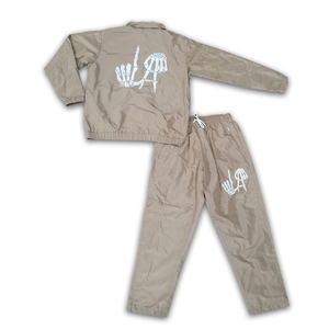 Chándal personalizado para correr, diseño deportivo, chándal de color libre, conjunto de chaqueta a prueba de viento de invierno - Product Image 3