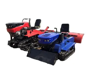 Cultivador agrícola cultivador rotativo Mini tractor de orugas agrícola a la venta para granja hecho en China