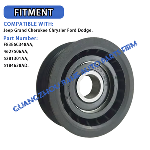 Roulement automobile plus durable 5281301AA F83E6C348AA pour <span class=keywords><strong>Ford</strong></span> Jeep Cherokee <span class=keywords><strong>Courroie</strong></span> d'entraînement Poulie <span class=keywords><strong>de</strong></span> renvoi Poulie tendeur <span class=keywords><strong>de</strong></span> <span class=keywords><strong>courroie</strong></span> <span class=keywords><strong>de</strong></span> <span class=keywords><strong>distribution</strong></span> - Product Image 2