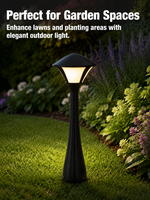 Vente en gros usine – Nouvelle lampe LED moderne 12W pour pelouse, type bollard, IP65, pour extérieur, éclairage paysager, DC24V, pour allées de jardin et parterres de fleurs