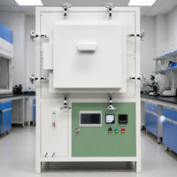 Four de traitement thermique sous vide 1200 ℃   PID programmable pour la recherche universitaire avec hydrogène, argon et azote