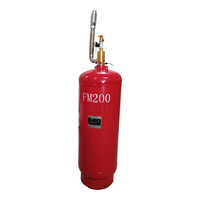 FM200 silinder penindasan api baja mulus untuk penyimpanan Sistem Gas