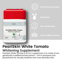 Complément Blanchissant à la Tomate Blanche PearlSkin - Vente Chaude Directe d'Usine - Comprimés de Beauté Efficaces pour Adultes