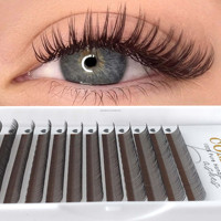 Extensions de cils pré-faites 5D Flora Lashes, volume vaporeux, naturelles, douces, faciles à poser, en gros, maquillage